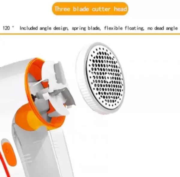 WEE MART Lint Remover Machine with Removable Waster , Cleaning Brush ,LED and Sharp Blade Lint Roller - Image 2
