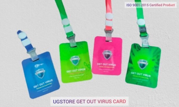 WEE MART Get Out Virus Disinfectant Card Multicolor – Pack of 20 ( 60 days validity after opening )