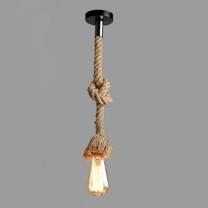 WEE MART Metal Rope Ceiling Hanging light, for Shop, Cafe, Dining, Coffee Shop Pendants Ceiling Lamp