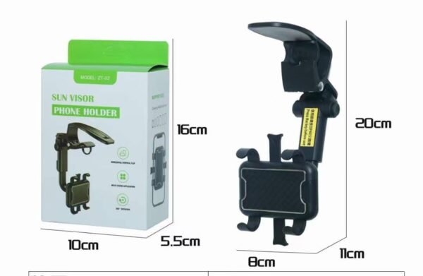 WEE MART Car Smart Phone Holder Multifunctional 360° Rotatable view - Image 3