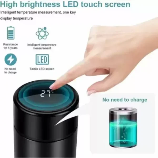 WEE MART Stainless Steel Smart Thermos - Image 2