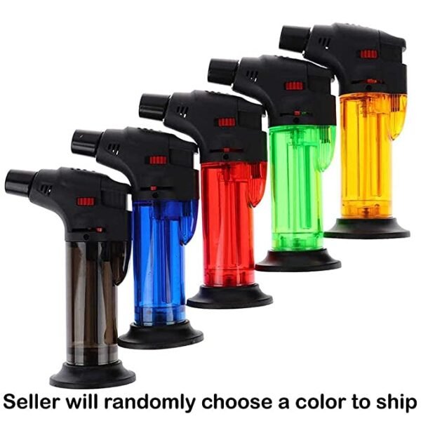 WEE MART Stylish Butane Lighter Sharp Small Jet Flame Refillable Cigarette Lighter Variation (Jet Flame Torch Barbeque) - Image 4
