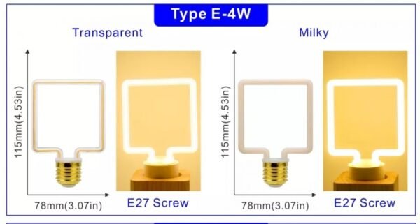 UGSTORE Vintage Soft Filament Edison Bulb E27 4 Watt Home Decor LED Bulb - Image 3