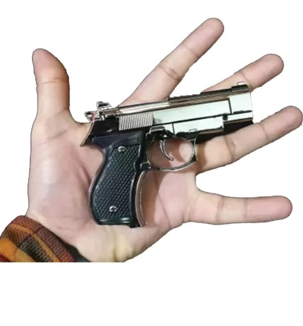 WEE MART Gun Revolver Shaped Car Cigarette Lighter (Standard Size, Black) - Image 2