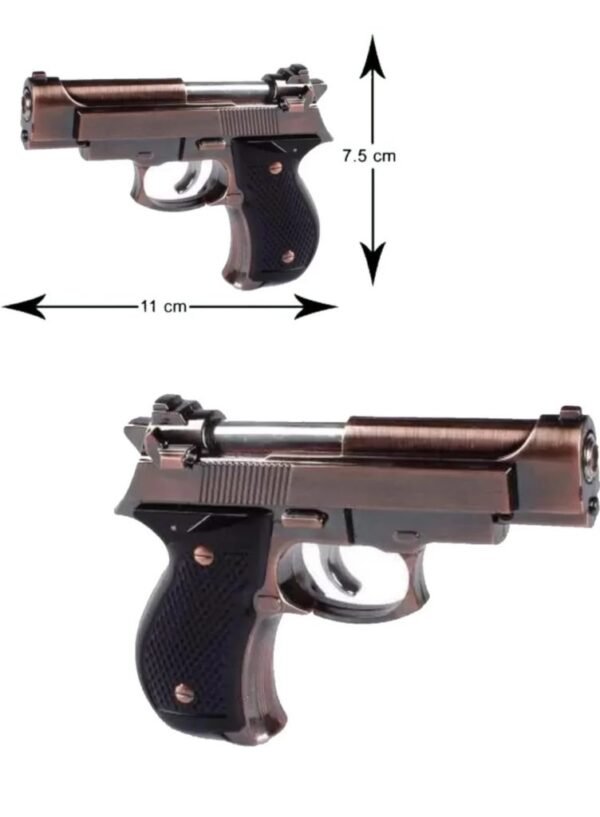 WEE MART Gun Revolver Shaped Car Cigarette Lighter(Standard Size, Black) Pack of 2 - Image 2
