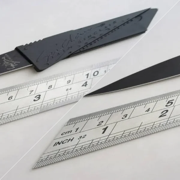 WEE MART CARD SHARP Foldable Credit-Card Sized Knife – Pack of 2 - Image 2