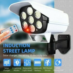 WEE MART Dummy CCTV Motion Sensor Solar LED (Waterproof)