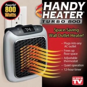 WEE MART 800W Electric Heater Mini Fan Heater 110V/220V Remote Control Warmer Desktop