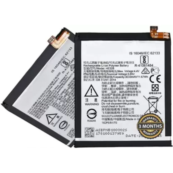 Wee Mart  Mobile Battery For NOKIA 8 HE328 TA1004 TA1012 TA1052