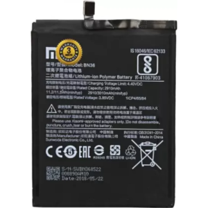Wee Mart Mobile Battery For XIAOMI REDMI BN36 / A2 / 6X / BN-36