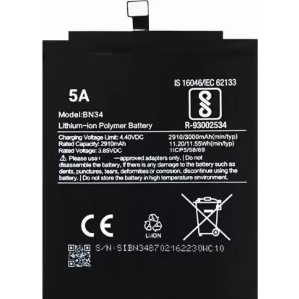 Wee Mart Mobile Battery For XIAOMI Redmi 5A