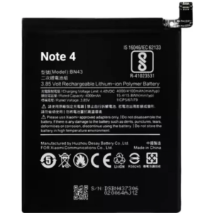 Wee Mart Mobile Battery For Xiaomi Redmi Note 4
