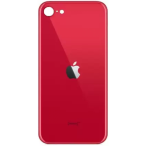 Wee Mart Apple iPhone SE 2020 (Glass) Back Panel (Red)