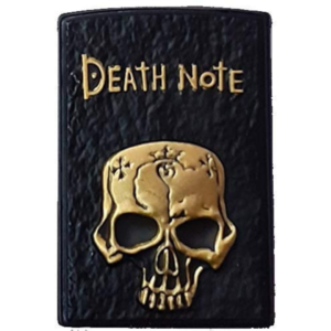 WEE MART Death Note Skull Flame Cigarette Lighter for Travel, Outgoing (Black)
