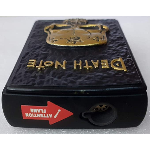 WEE MART Death Note Skull Flame Cigarette Lighter for Travel, Outgoing (Black) - Image 3