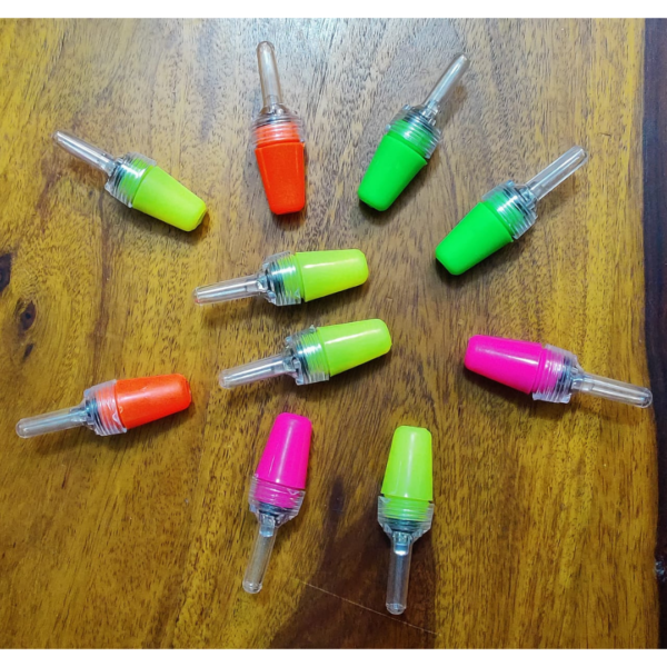WEE MART 10 PIECES New Design Multicolor cycle valve tyre rim light reflectors - Image 3