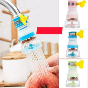 WEE MART PACK OF 2 PIECES EXPANDABLE 360 DEGREE ROTARY WATER SAVING KITCHEN FAUCET SHOWER HEAD