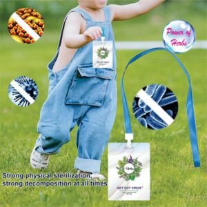 WEE MART Get Out Virus Disinfectant Card Multicolor – Pack of 5 ( 60 days validity after opening )