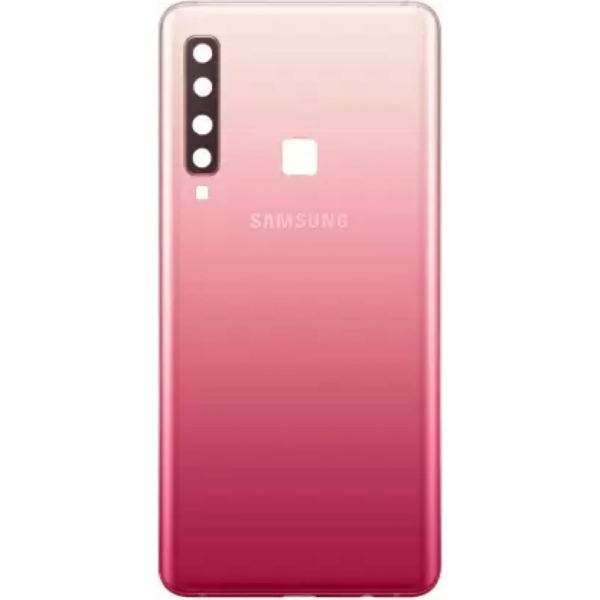 Wee Mart Samsung Galaxy A9 2018 / SM-A920 (With Camera lens) (with Proper Logo) (Glass) Back Panel (Pink)