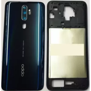 Wee Mart  OPPO A5 2020 (Housing Body) (Side Keys with Middle Body) (with Proper Logo) Back Panel (Marine Green)