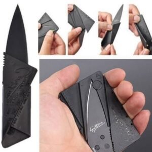 WEE MART CARD SHARP Foldable Credit-Card Sized Knife – Pack of 2