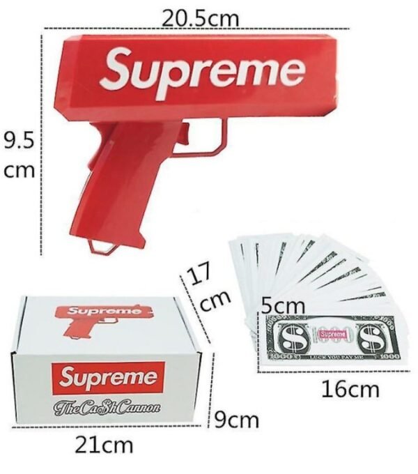 Money Spray Gun Cash Cannon Battery Operated - Image 2