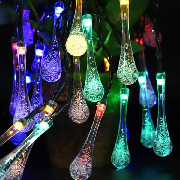 WEE MART Water Drop LED Festival Light Bubble Waterdrop Shape 20 LED Diwali / Christmas / Festival / Occassion Decoration - Image 2
