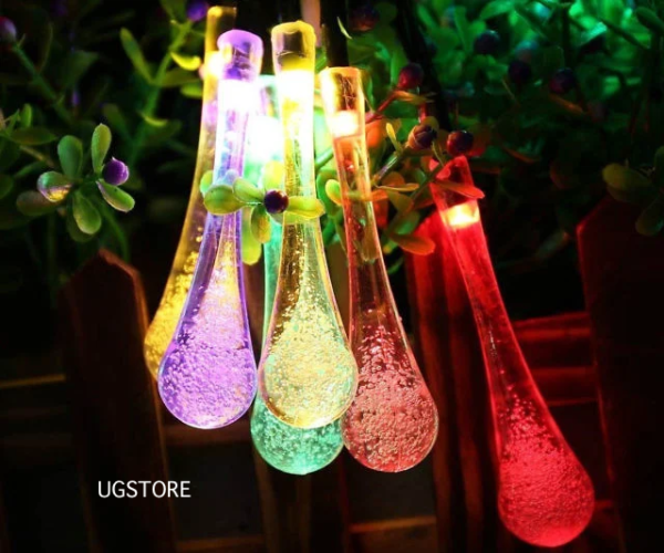 WEE MART Water Drop LED Festival Light Bubble Waterdrop Shape 20 LED Diwali / Christmas / Festival / Occassion Decoration